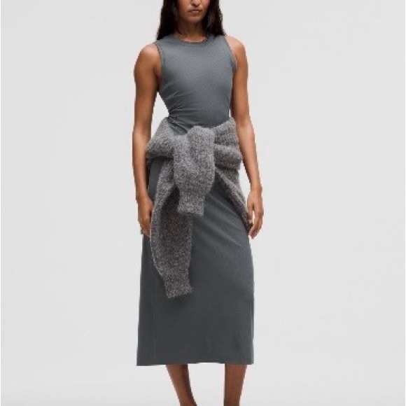 lululemon athletica Dresses & Skirts - lululemon athletica Gray Midi Dress